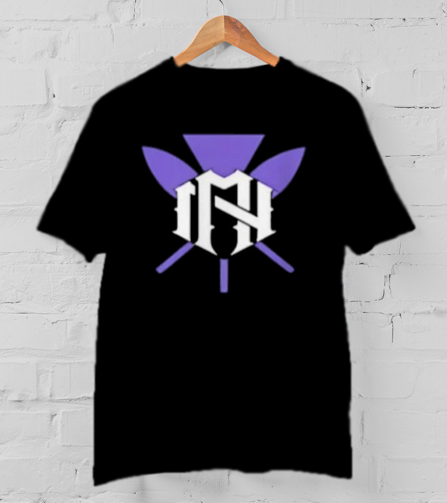 The Nightmarcher NH Purple And White Symbol With Spears T-Shirt