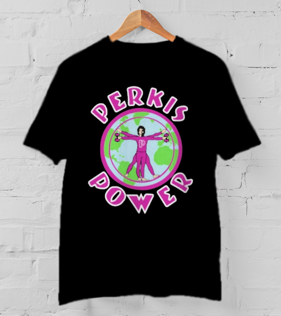 Perkis Power World Fitness Gym Tony Perkis Training T-Shirt