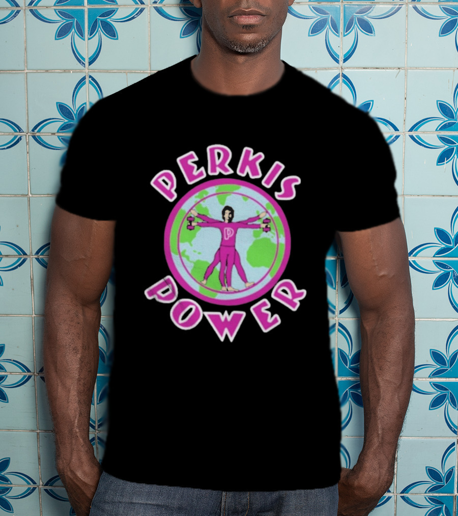 Perkis Power World Fitness Gym Tony Perkis Training T-Shirt