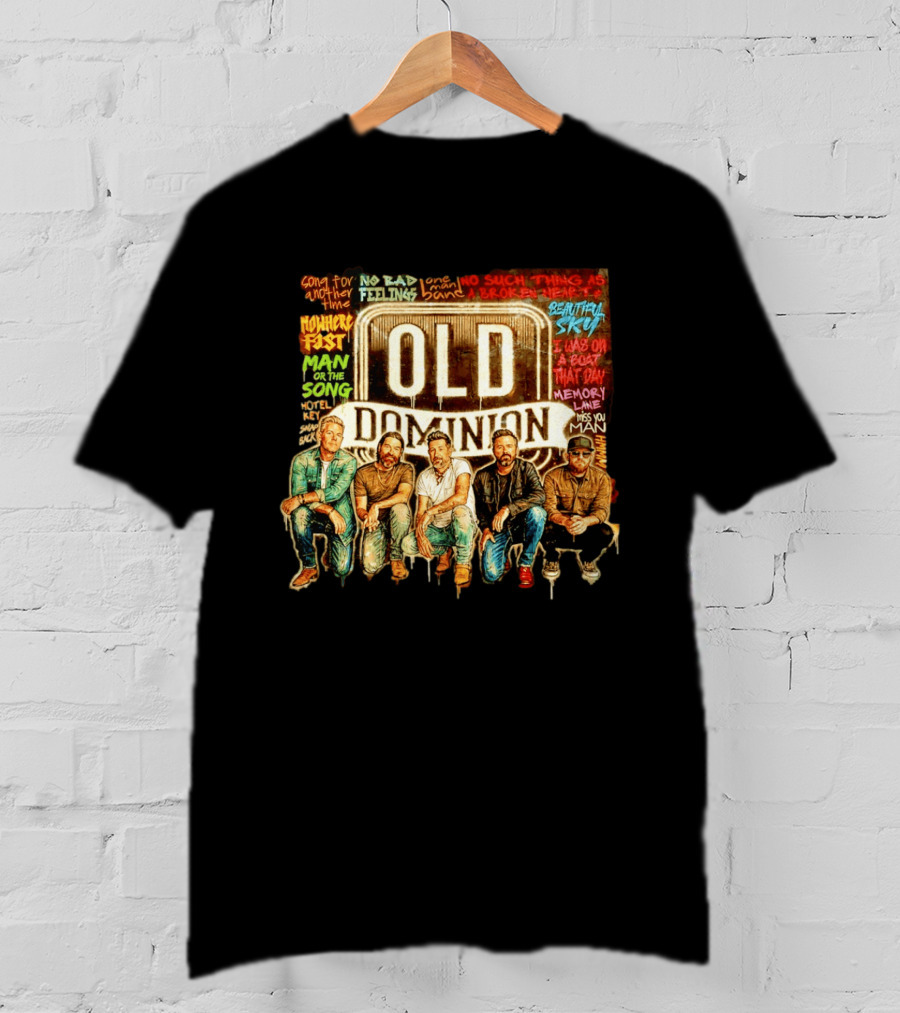 Old Dominion No Bad Feelings Song For Another Time Beautiful Sky Country Music T-Shirt