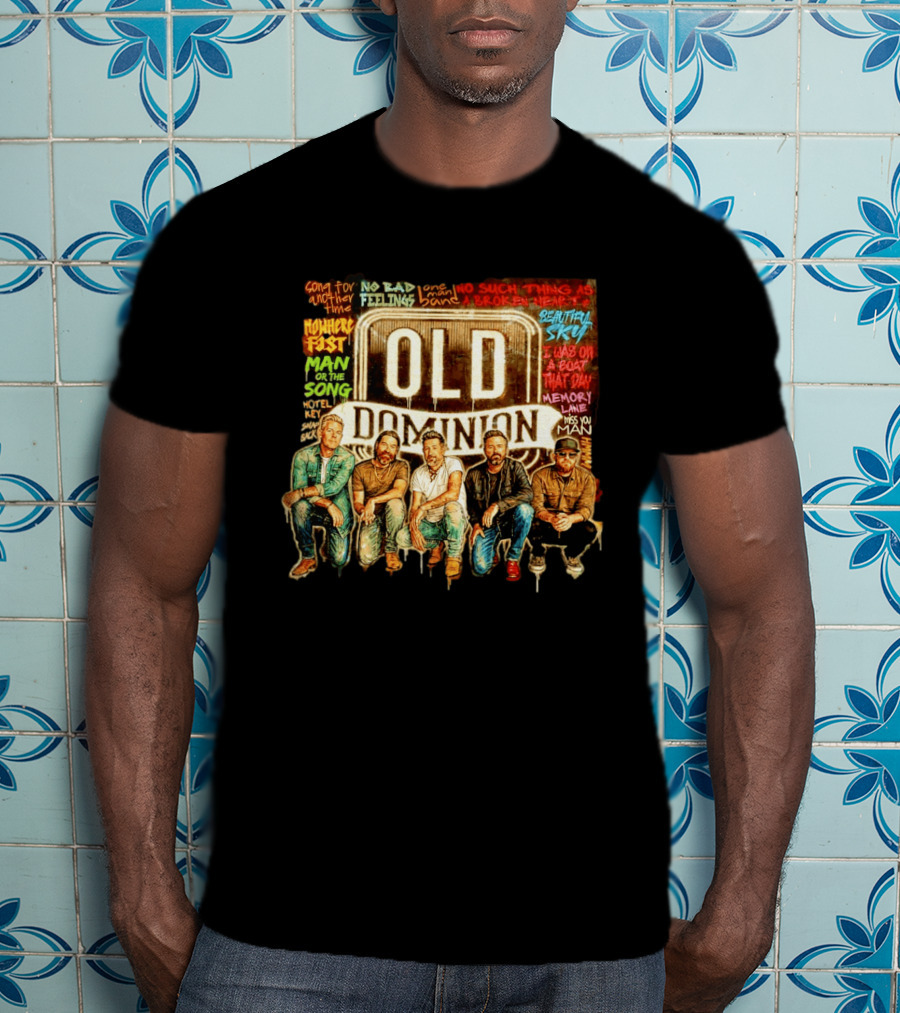 Old Dominion No Bad Feelings Song For Another Time Beautiful Sky Country Music T-Shirt