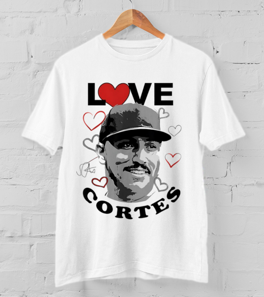 Love Nestor Cortes Yankees Baseball Heart T-Shirt