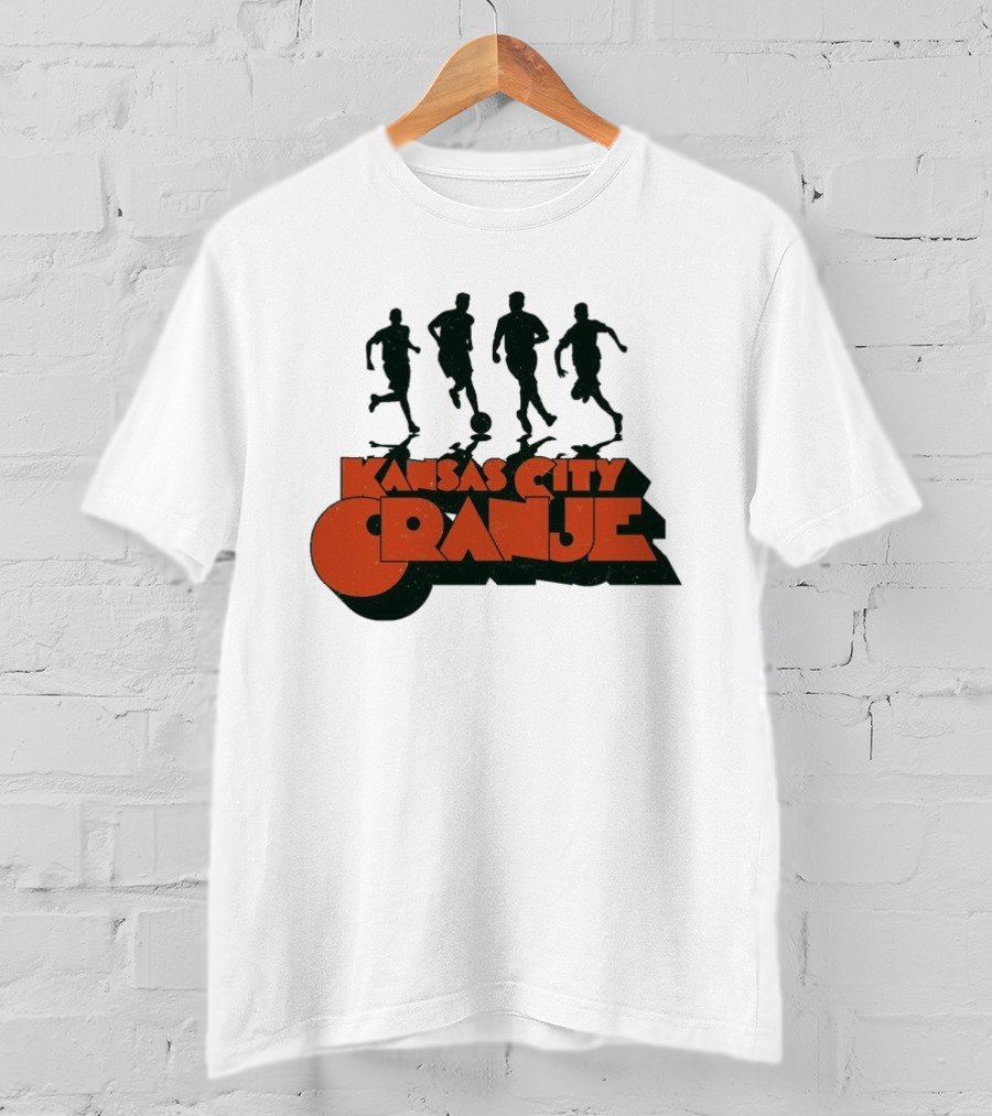 Kansas City Orange Soccer Silhouettes Made Mobb T-Shirt