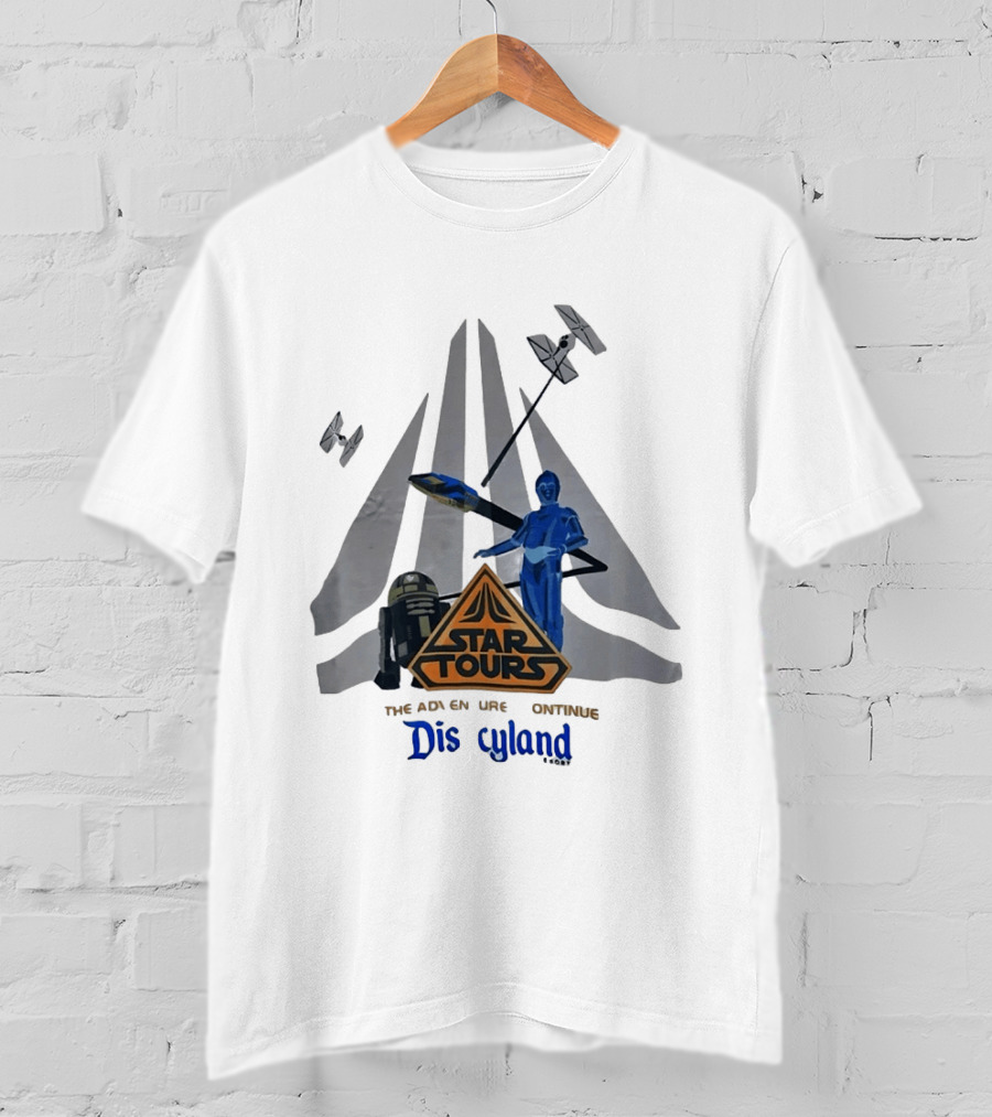 Star Tours The Adventures Continue Disneyland C 3PO R2 D2 T-Shirt