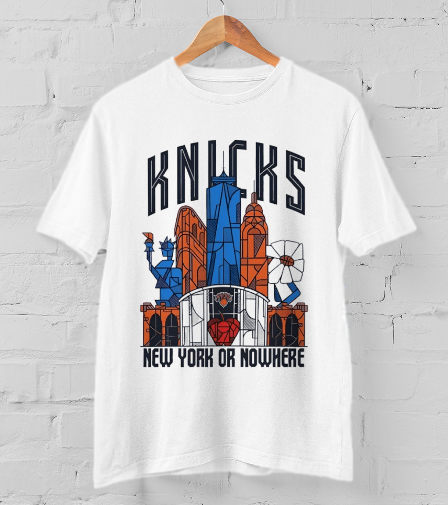 Knicks New York Or Nowhere Skyline 2026 T-Shirt