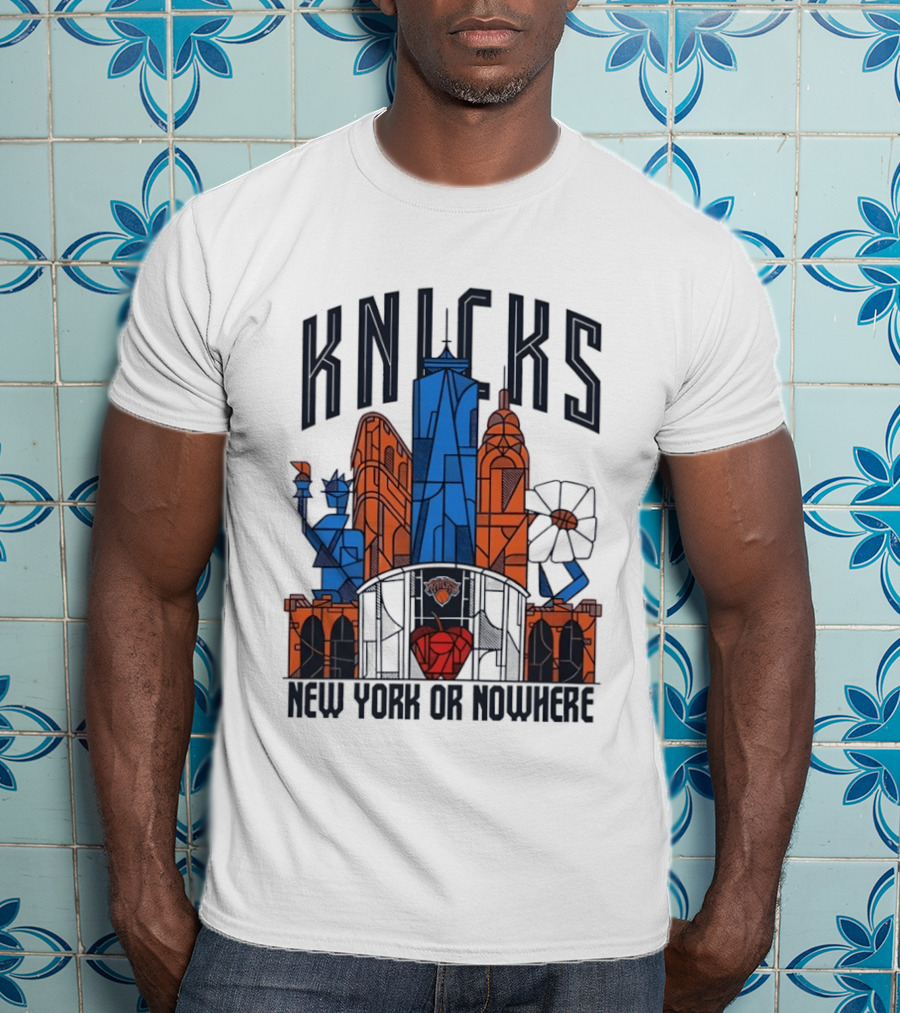 Knicks New York Or Nowhere Skyline 2026 T-Shirt
