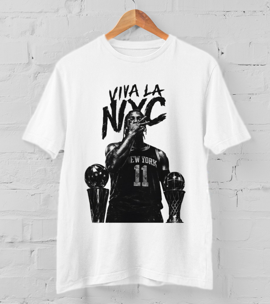 Viva La NYC Jalen Brunson 11 New York Knicks Basketball Player T-Shirt