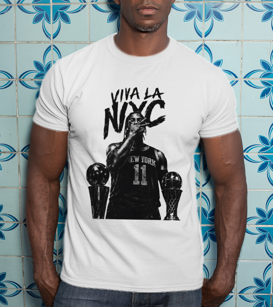 Viva La NYC Jalen Brunson 11 New York Knicks Basketball Player T-Shirt