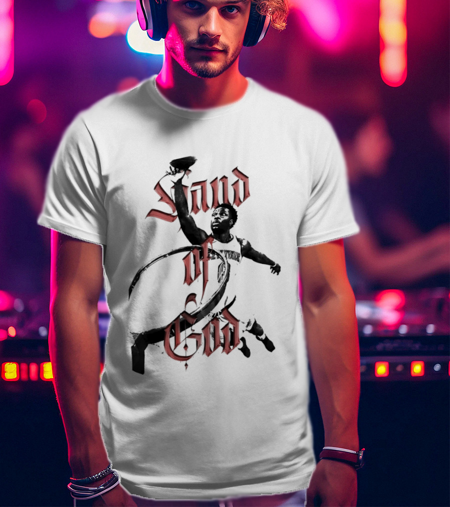 Hand Of God OG Anunoby New York Knicks Basketball NBA T-Shirt