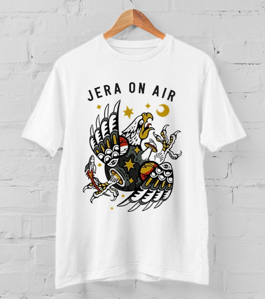 Jera On Air 2026 Festival Ysselsteyn Netherlands June 25 26 27 Mythical Eagle Stars Moon T-Shirt