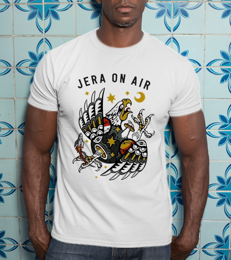 Jera On Air 2026 Festival Ysselsteyn Netherlands June 25 26 27 Mythical Eagle Stars Moon T-Shirt