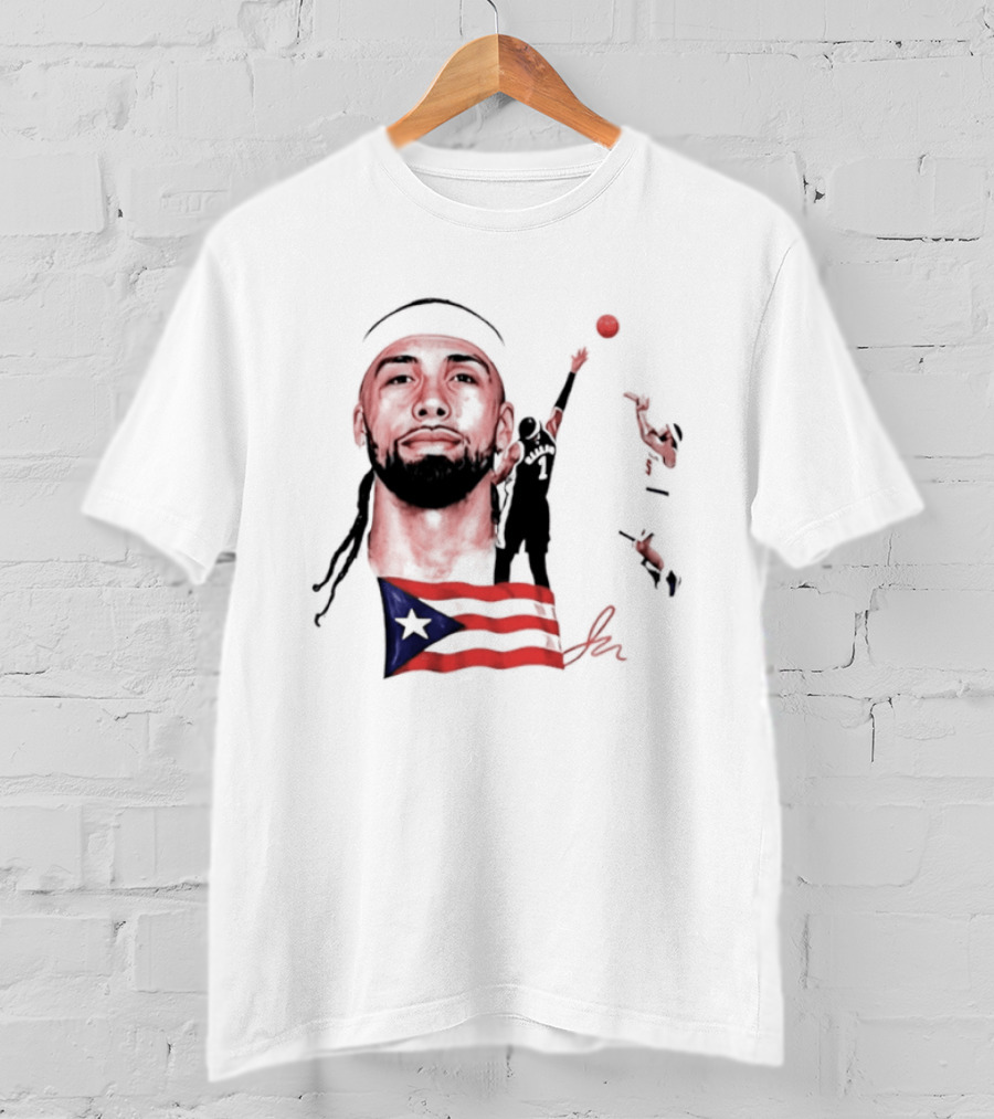 Jose Alvarado Puerto Rican Flag New York Knicks Basketball T-Shirt