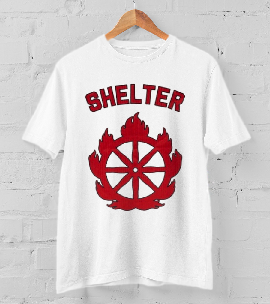 Shelter Mantra 95 Flaming Wheel T-Shirt