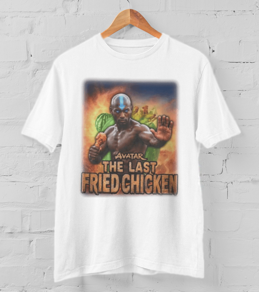 Avatar The Last Fried Chicken Parody Humor Martial Arts Mashup T-Shirt
