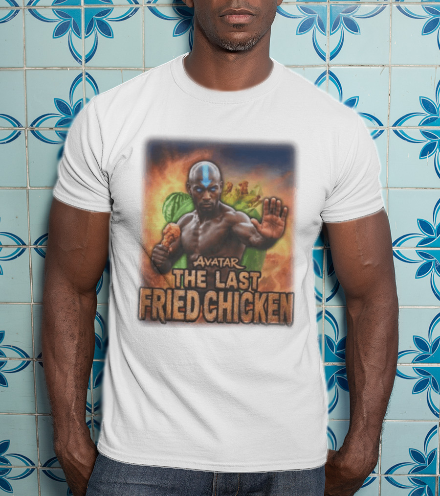 Avatar The Last Fried Chicken Parody Humor Martial Arts Mashup T-Shirt