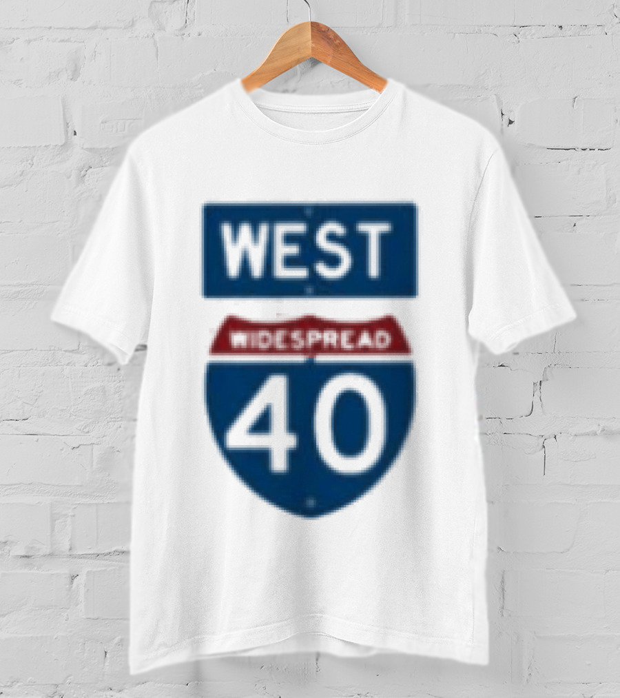 Goin' Out West Tour Summer 2026 Widespread 40 Interstate T-Shirt