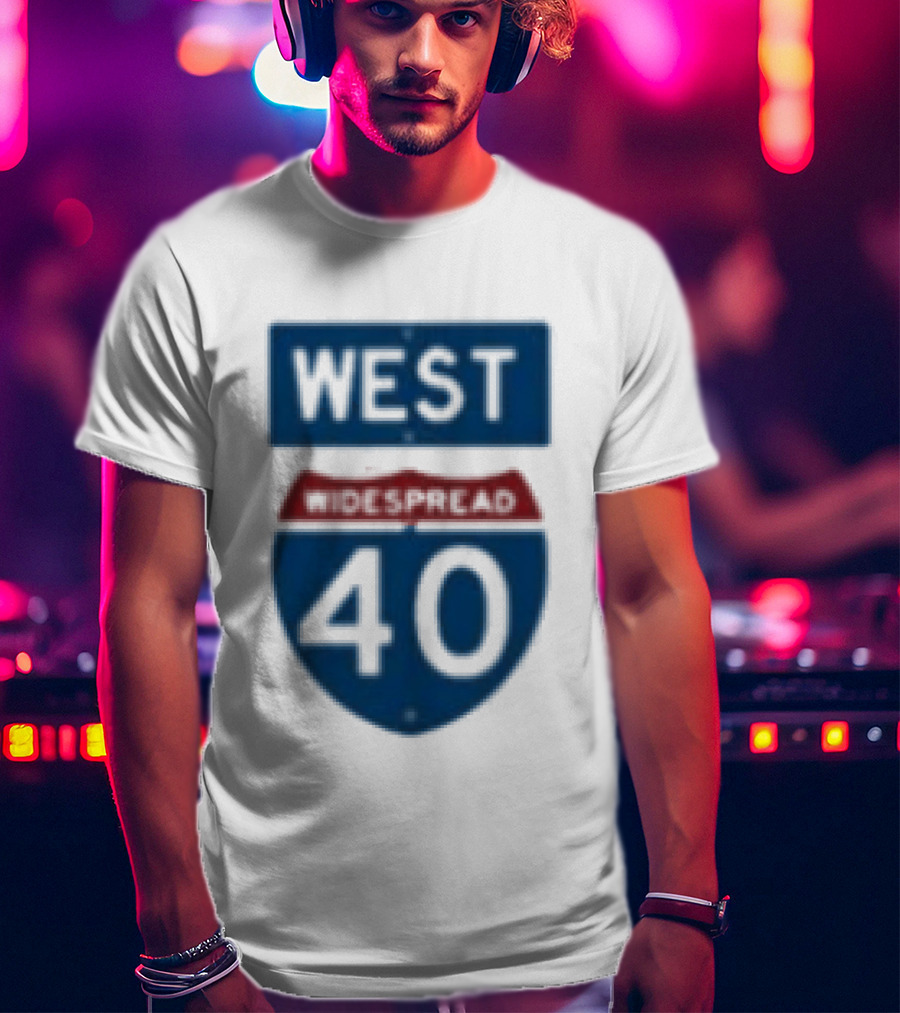 Goin' Out West Tour Summer 2026 Widespread 40 Interstate T-Shirt