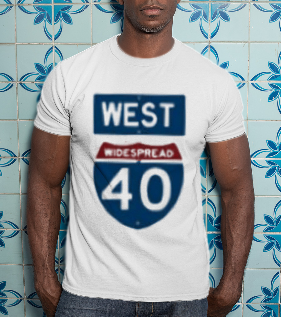Goin' Out West Tour Summer 2026 Widespread 40 Interstate T-Shirt