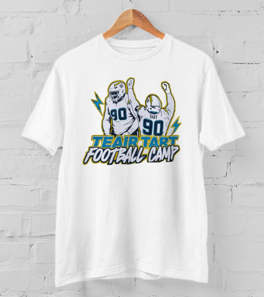 Teair Tart Football Camp 90 Los Angeles Chargers Players T-Shirt