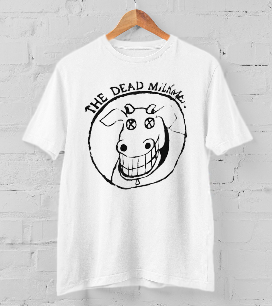 The Dead Milkmen Smiling Cow Drawing T-Shirt