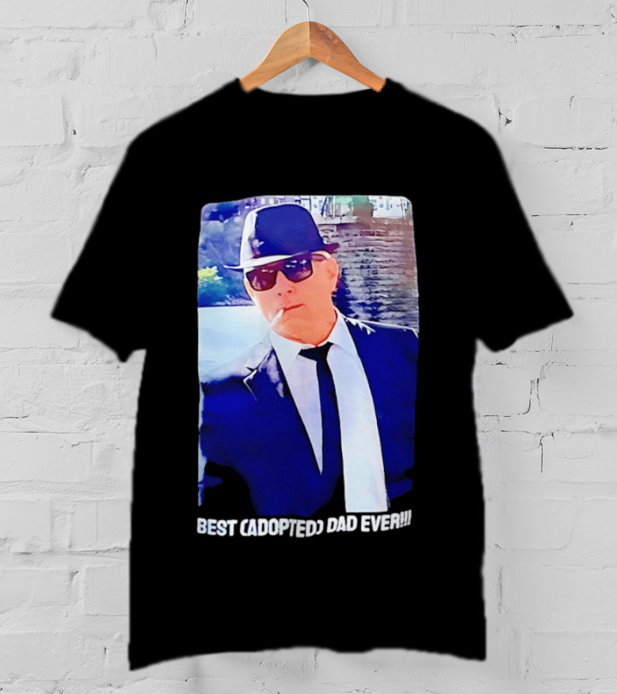 Blues Brothers Best Cadopted Dad Ever T-Shirt