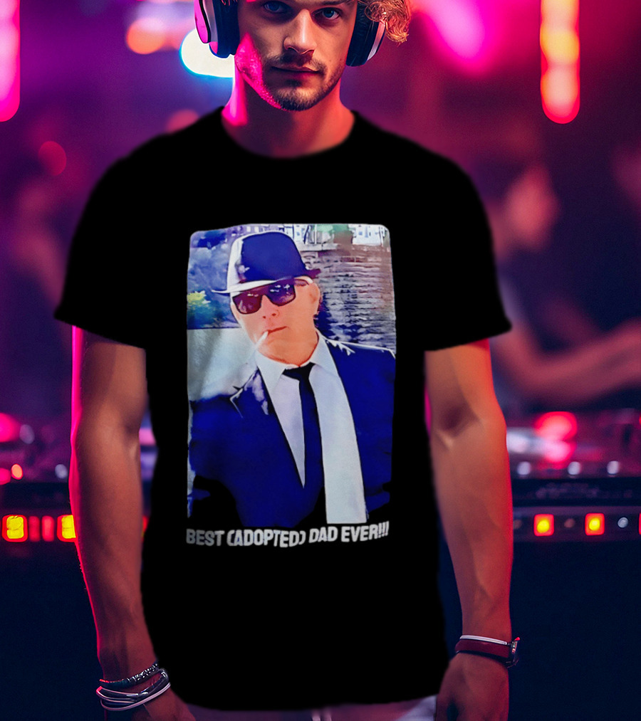 Blues Brothers Best Cadopted Dad Ever T-Shirt