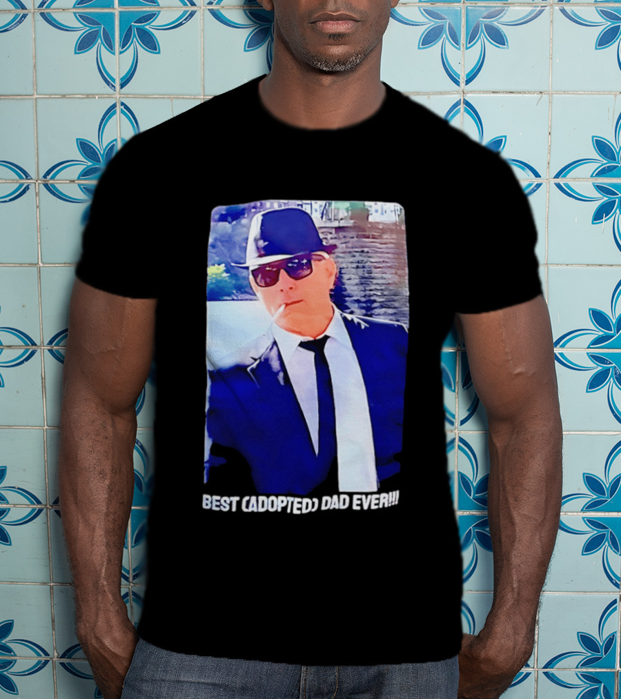 Blues Brothers Best Cadopted Dad Ever T-Shirt