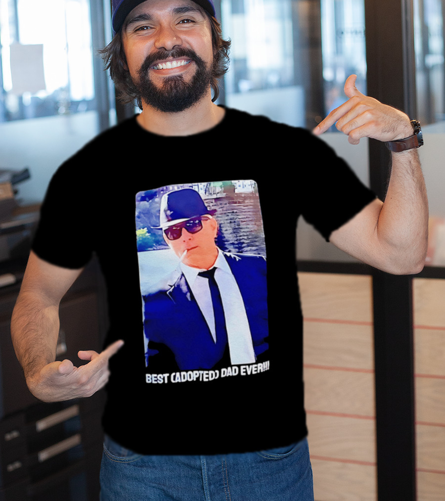 Blues Brothers Best Cadopted Dad Ever T-Shirt