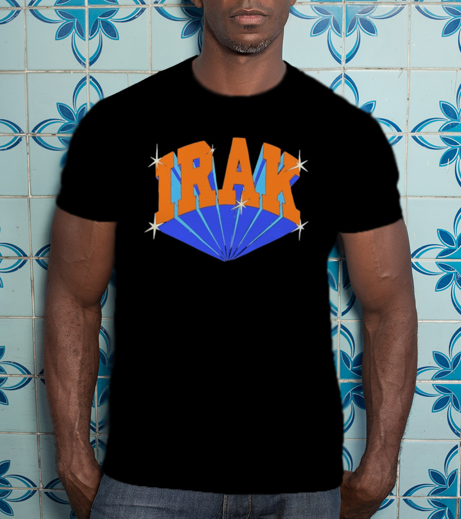 IRAK New York Knicks Basketball Team Collaboration T-Shirt