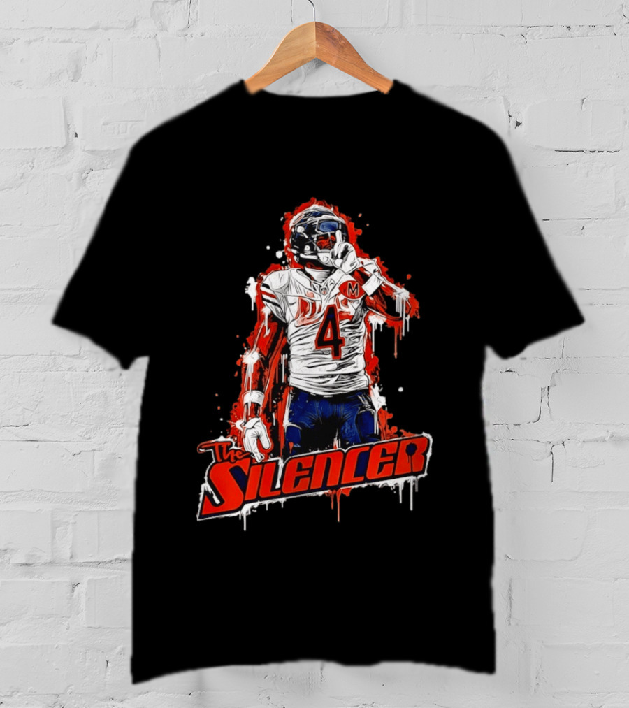 The Silencer Number 4 Chicago Football Player T-Shirt