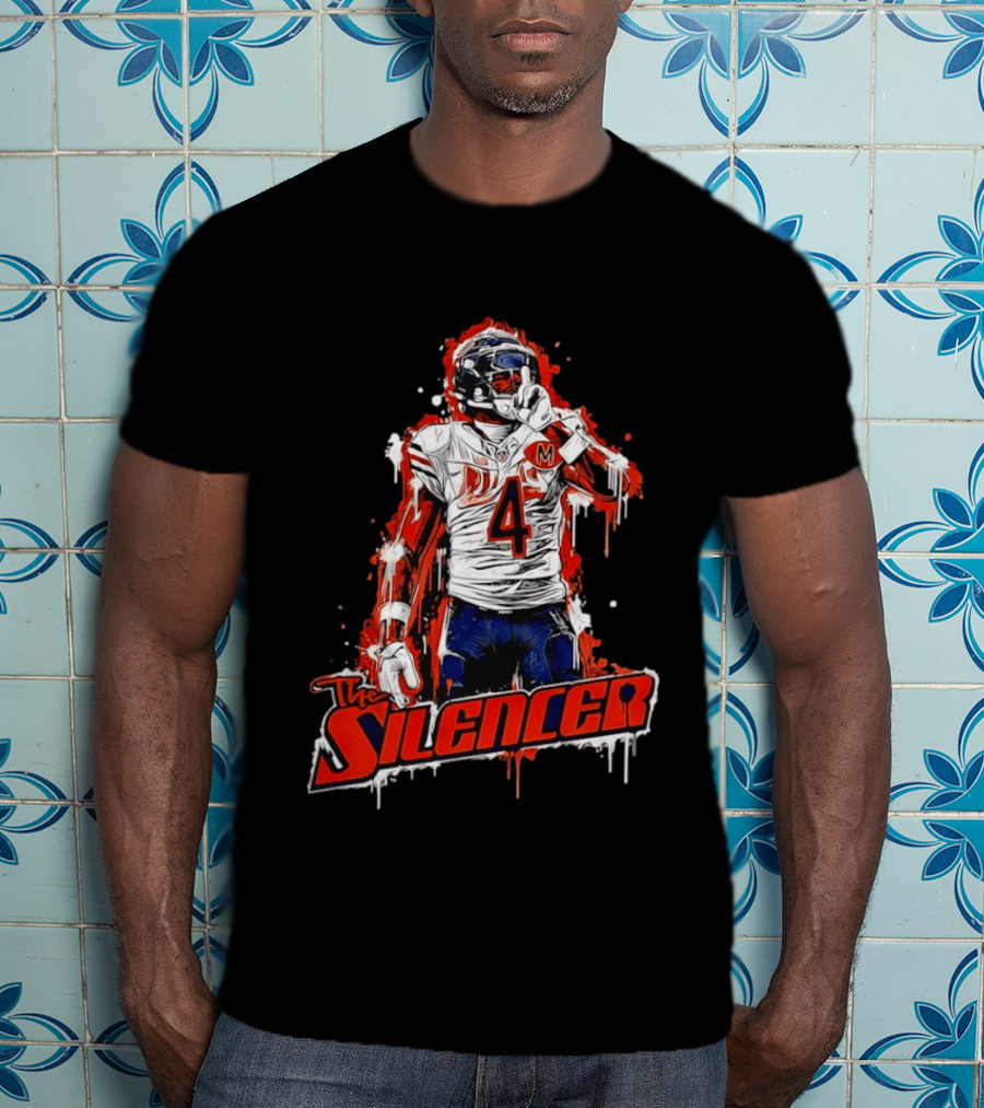 The Silencer Number 4 Chicago Football Player T-Shirt