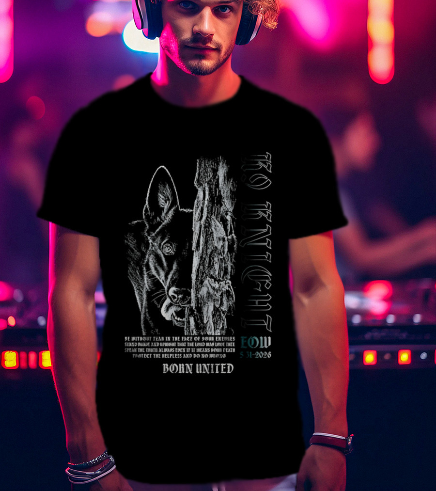 K9 Knight EOW 5 31 2026 Born United Memorial T-Shirt