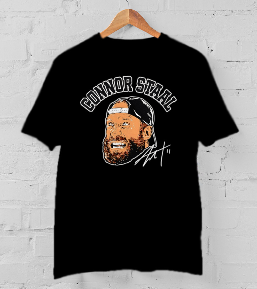 Connor Staal Big Face Cap Beard Signature T-Shirt
