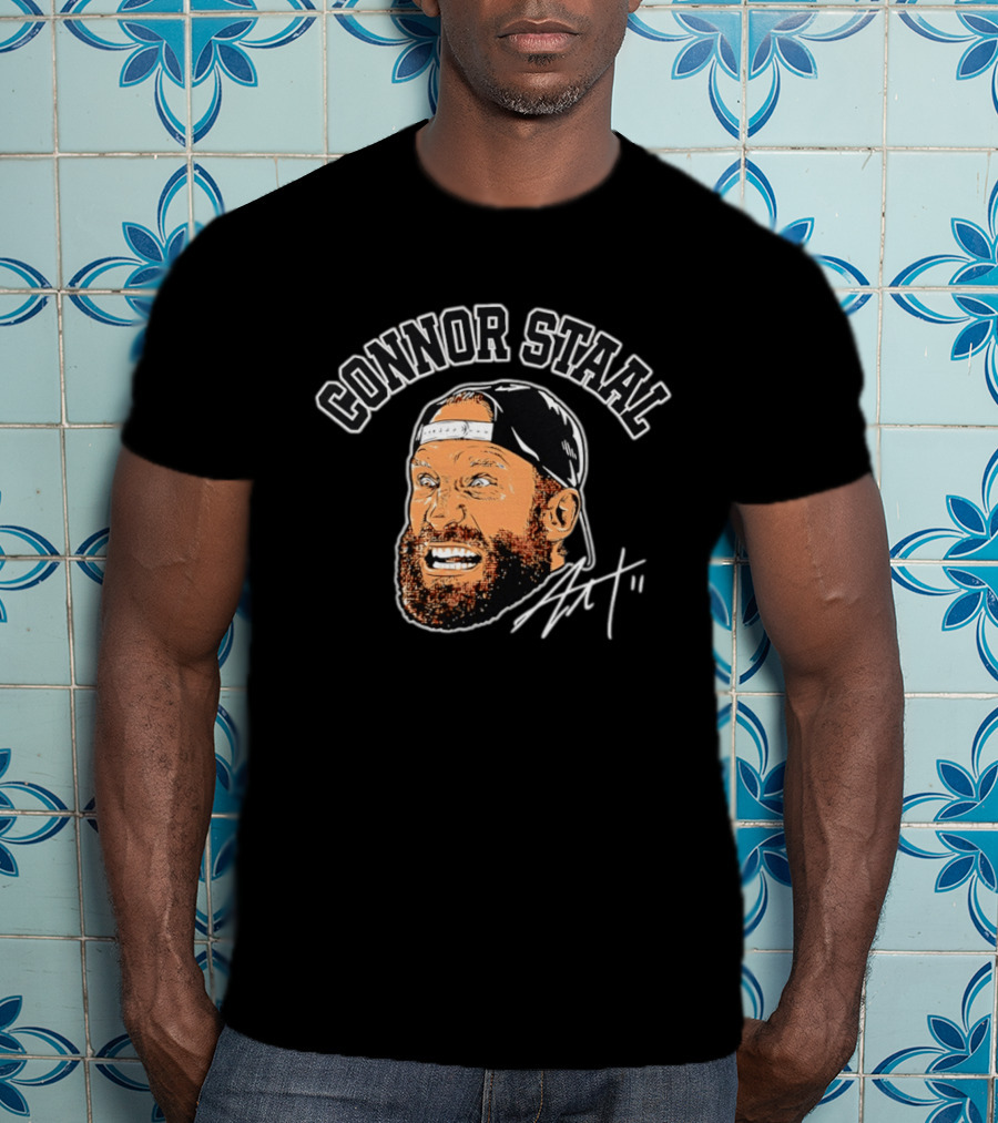 Connor Staal Big Face Cap Beard Signature T-Shirt