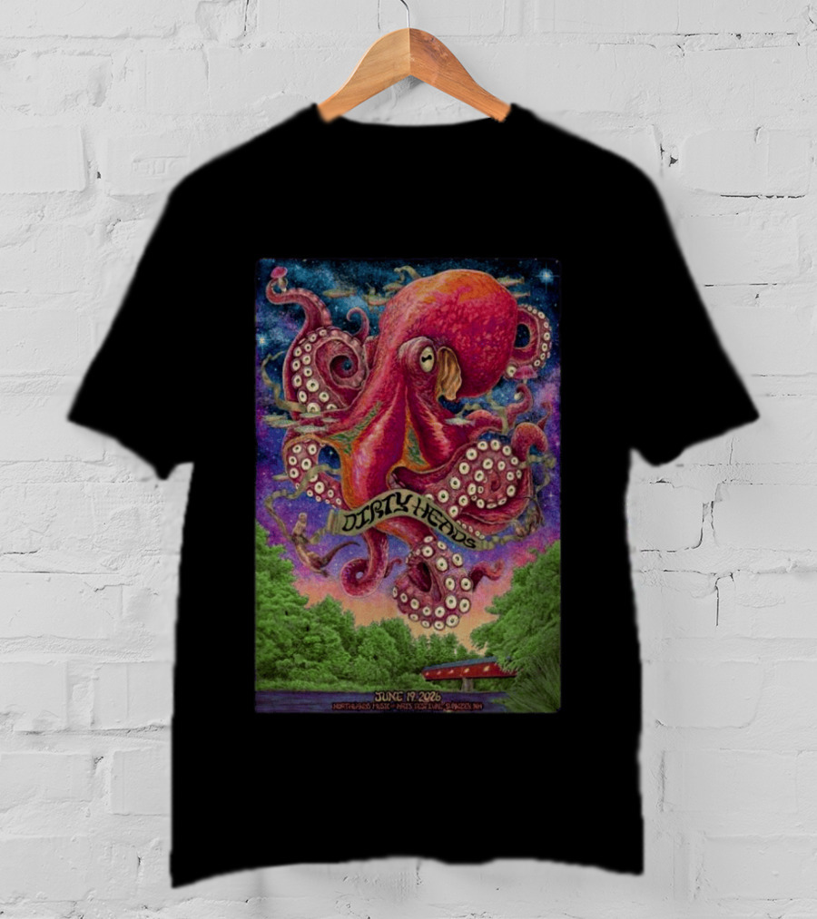 Dirty Heads Northlands Music June 19 2026 Swanzey NH Octopus T-Shirt