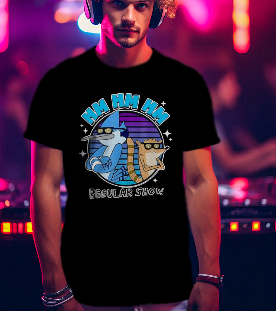 HM HM HM Mordecai And Rigby Regular Show Cartoon T-Shirt
