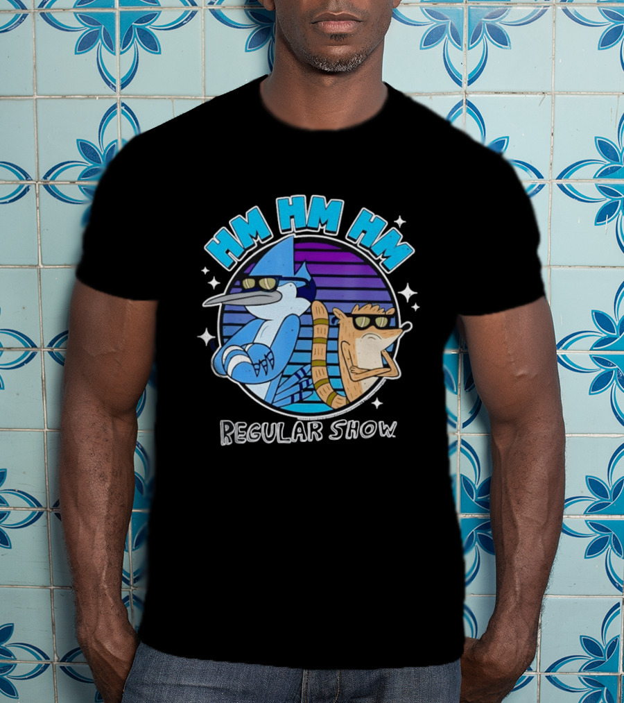 HM HM HM Mordecai And Rigby Regular Show Cartoon T-Shirt