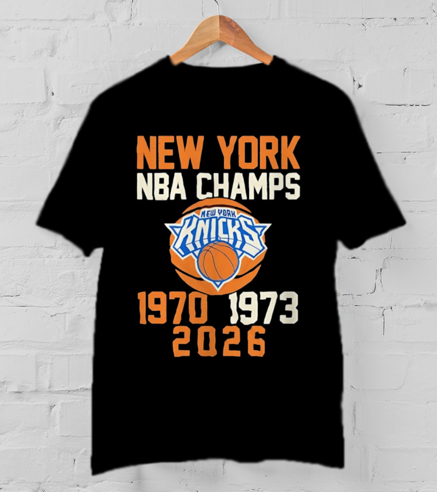 New York Knicks NBA Champs 1970 1973 2026 T-Shirt