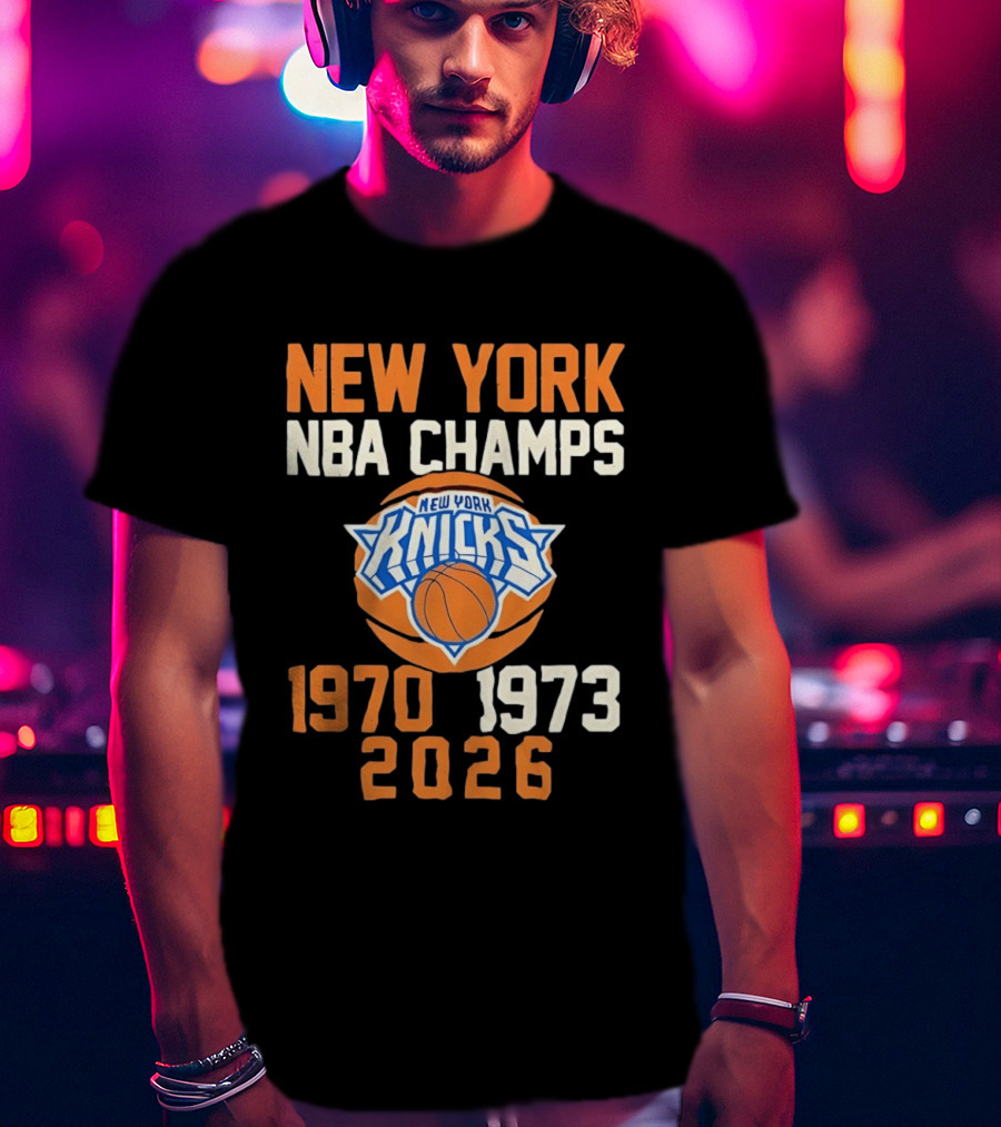 New York Knicks NBA Champs 1970 1973 2026 T-Shirt