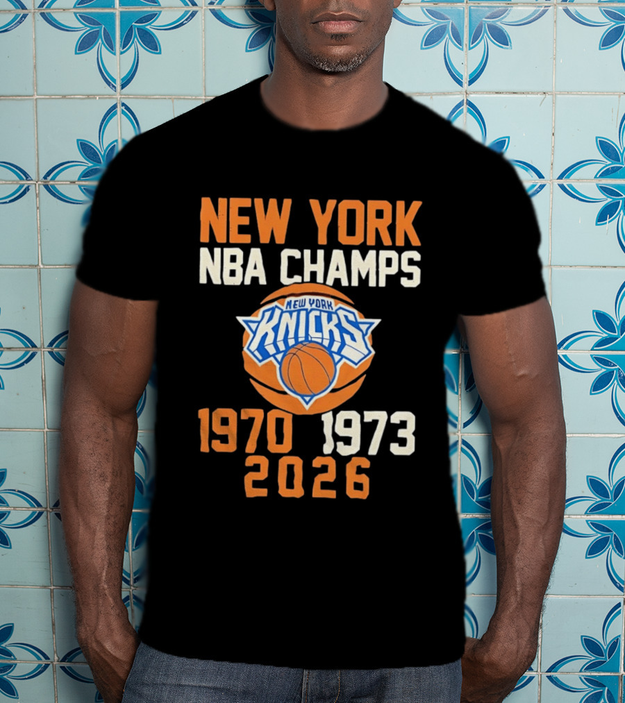 New York Knicks NBA Champs 1970 1973 2026 T-Shirt