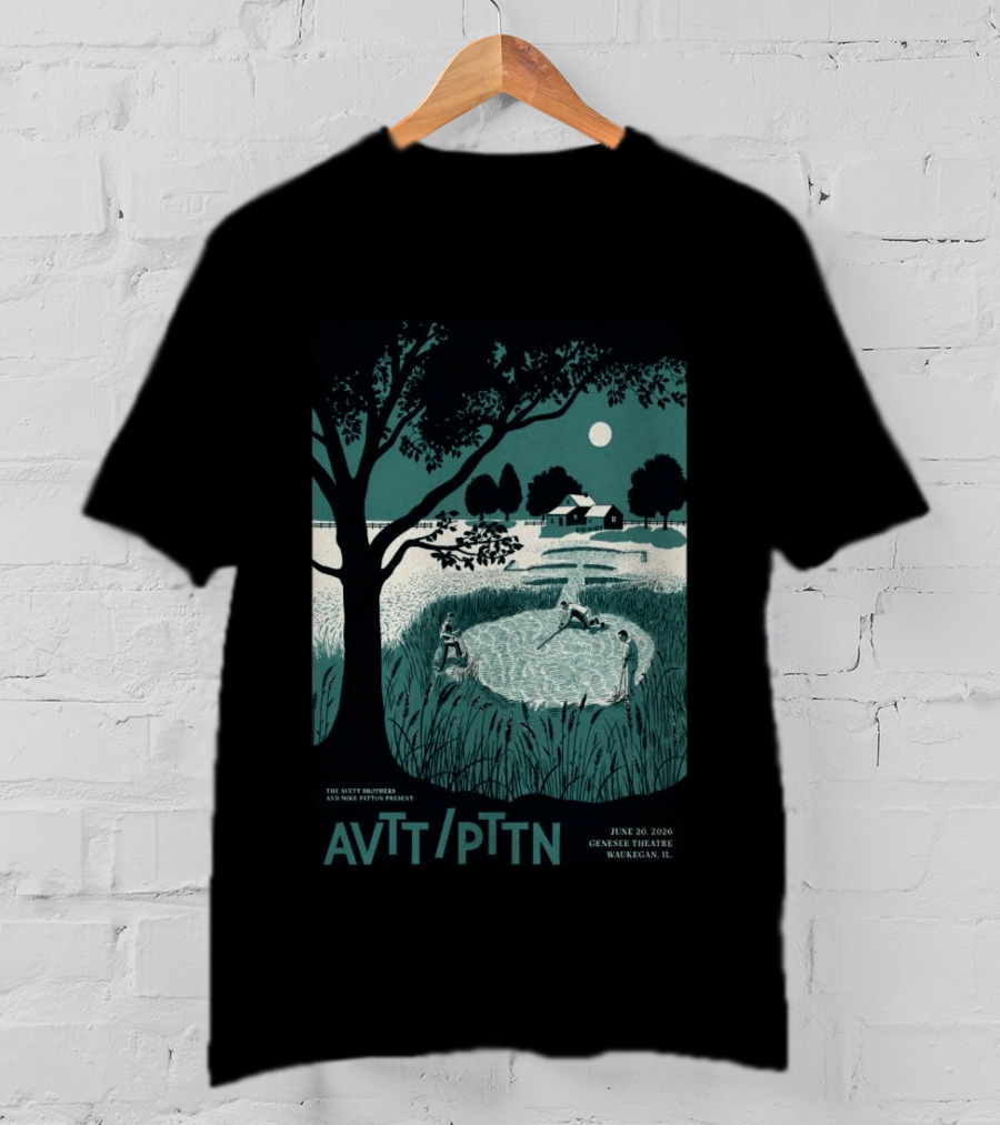 The Avett Brothers And Nikki Patton Waukegan IL Genesee Theatre June 20 2026 T-Shirt