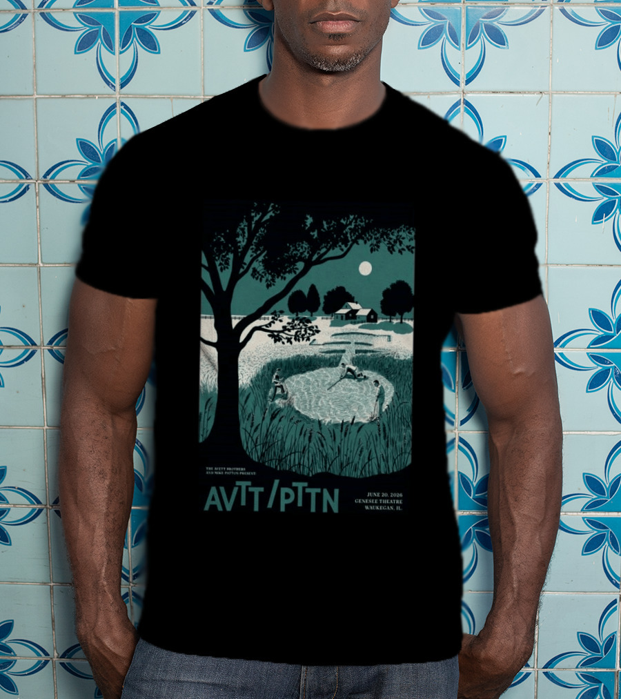 The Avett Brothers And Nikki Patton Waukegan IL Genesee Theatre June 20 2026 T-Shirt