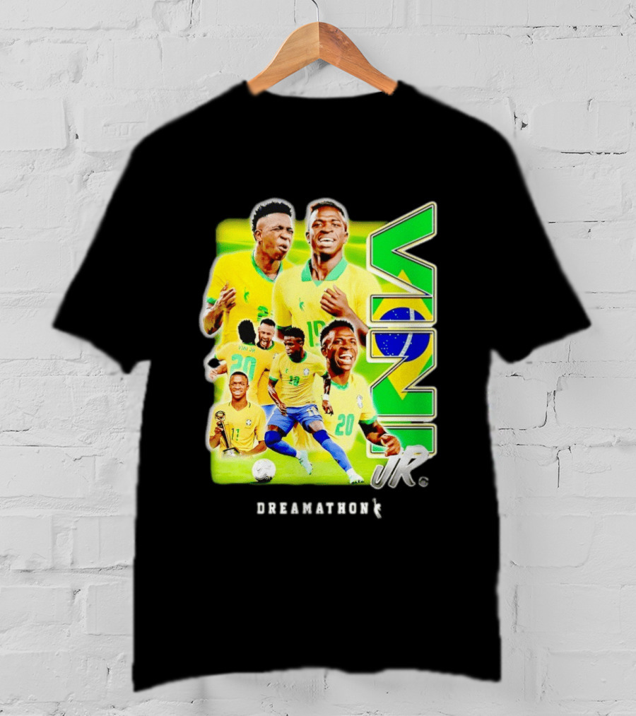 Vini Jr Brazil Dreamathon Soccer Moments T-Shirt