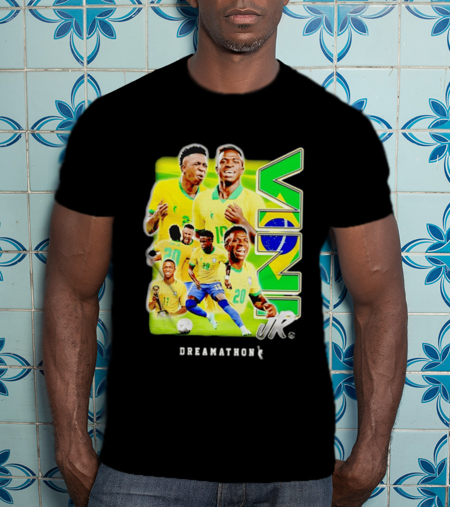 Vini Jr Brazil Dreamathon Soccer Moments T-Shirt