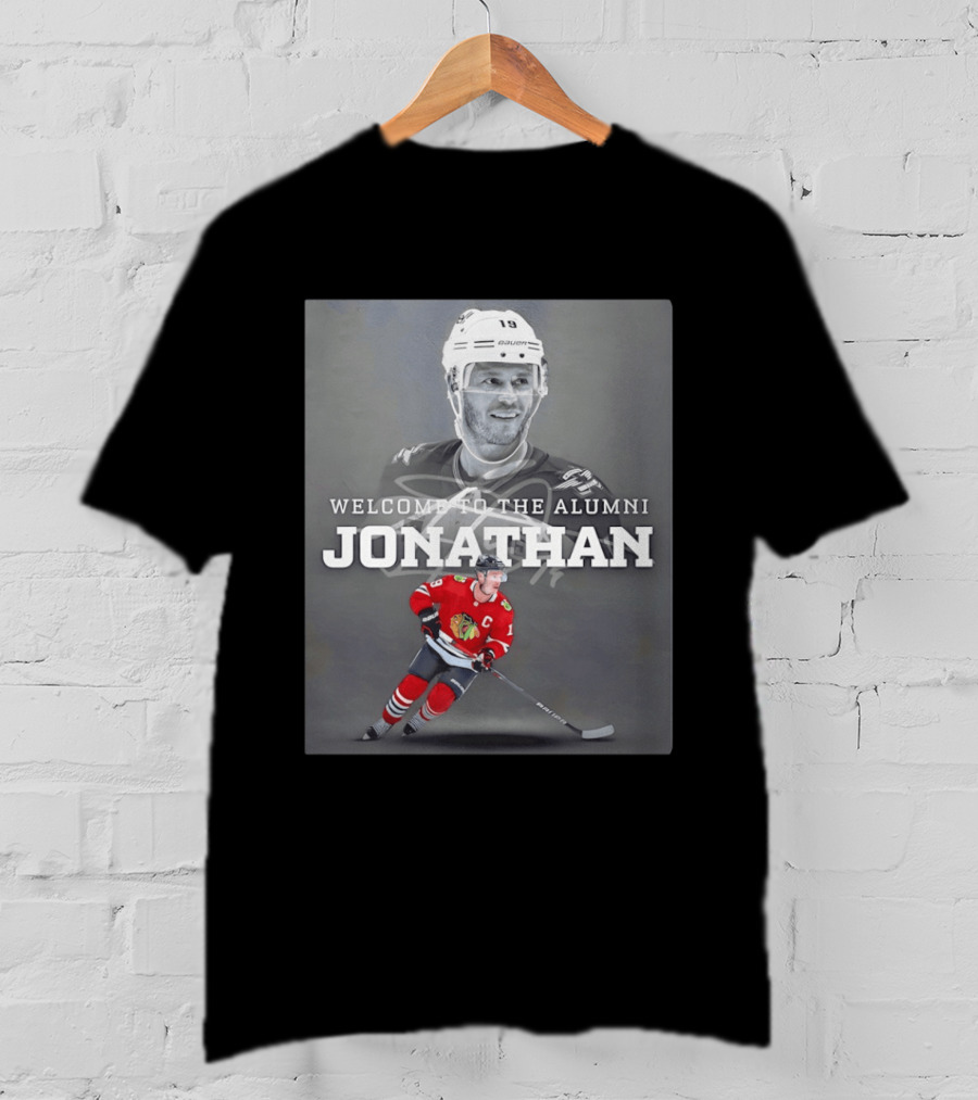 Welcome To The Alumni Jonathan Toews Chicago Hockey Legend T-Shirt