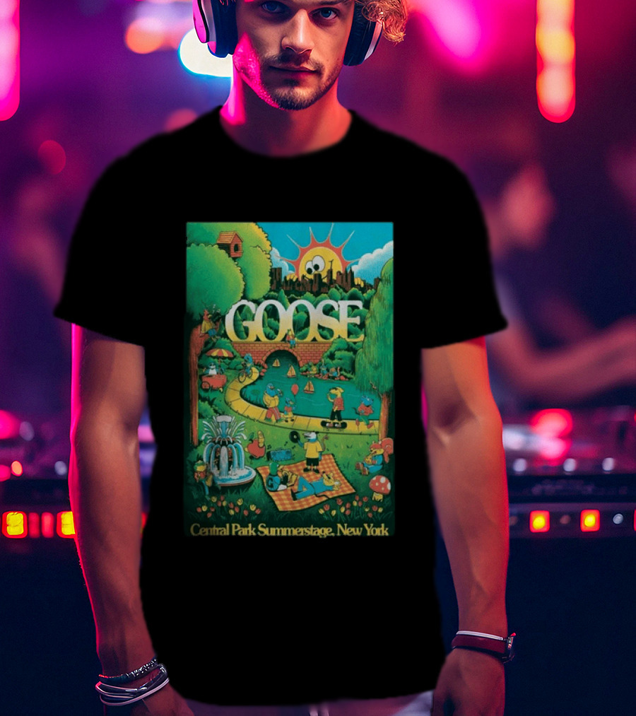 GOOSE Central Park Summerstage New York Jun 21 2026 T-Shirt