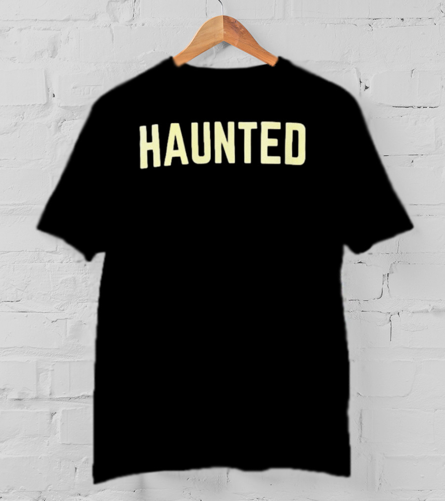 Haunted Summer Vintage Glow Font T-Shirt