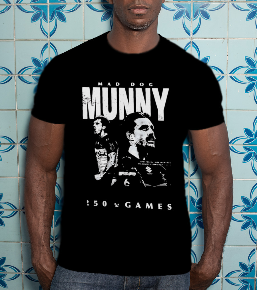 MAD DOG MUNNY 250 Games Melbourne Storm 2026 Cameron Munster T-Shirt
