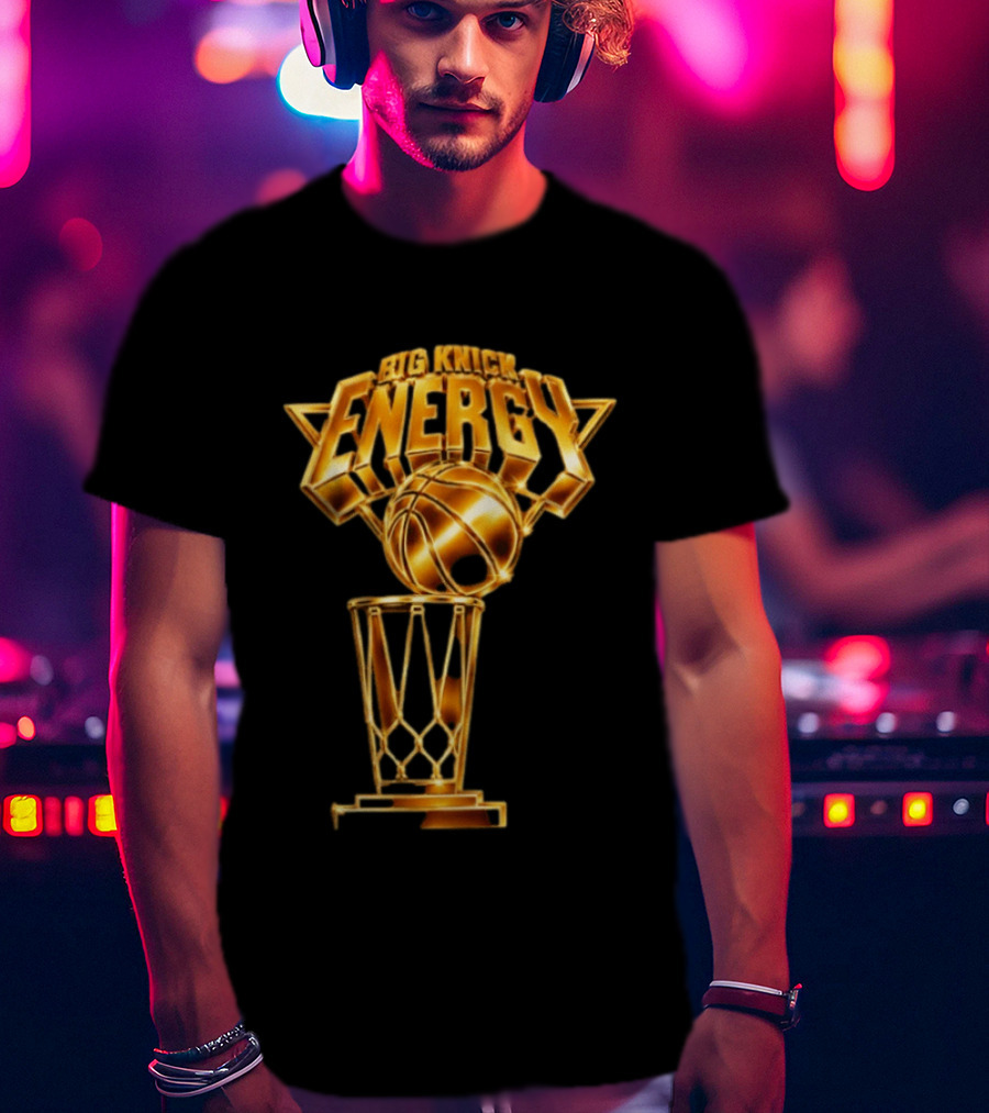 Big Knick Energy Trophy Basketball T-Shirt