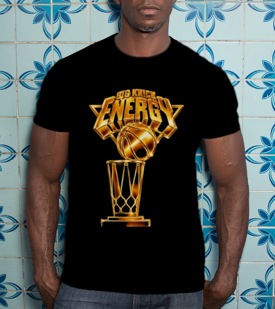 Big Knick Energy Trophy Basketball T-Shirt